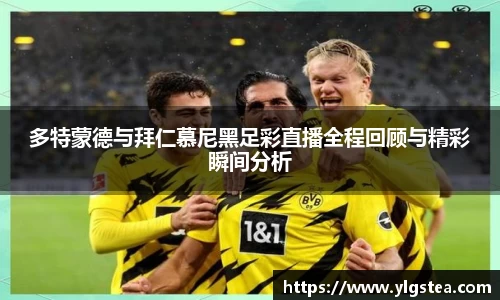 多特蒙德与拜仁慕尼黑足彩直播全程回顾与精彩瞬间分析